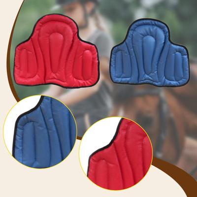 Thickened PU Leather Horse Riding Saddle Pad Equestrian Equipment with Sponge for Comfortable Riding Experience