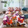 Home Living Luxury 3D Butterfly Bedding Set Comfortable Duvet Cover Set Kids Bedding Set Queen and King EU/US/AU/UK Size