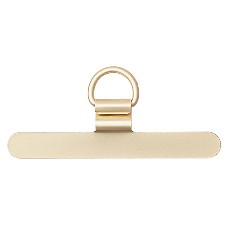 D-Buckle Phone Tether Tab Crossbody Phone Lanyard Pad Metal Phone Strap Patch