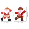 1PC Xmas Tree Pendant Santa Claus Gift DIY Merry Christmas Dancing Ornaments Toys Doll Hanging Happy New Year Cloth Snowman