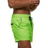 Men's Slim Fit Swim Shorts with Zipper Pocket Quick Dry Beachwear Athletic Swim Trunks for Outdoor Water Sports and Swimming