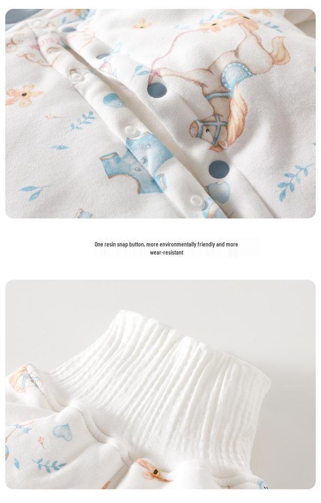 Infant Winter Set: Padded Cotton Baby Clothes for Boys, Autumn/Winter Warmth