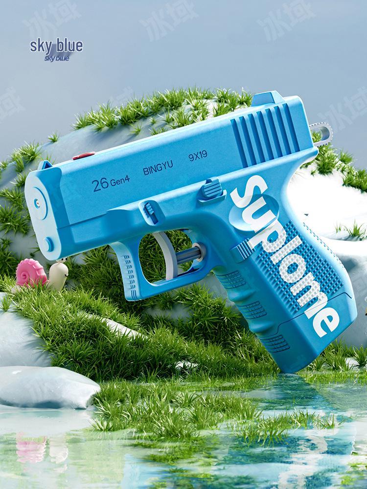 TikTok Tactical Mini Double-Sided Squirt Gun – Kids' Reverse Spray Water Toy