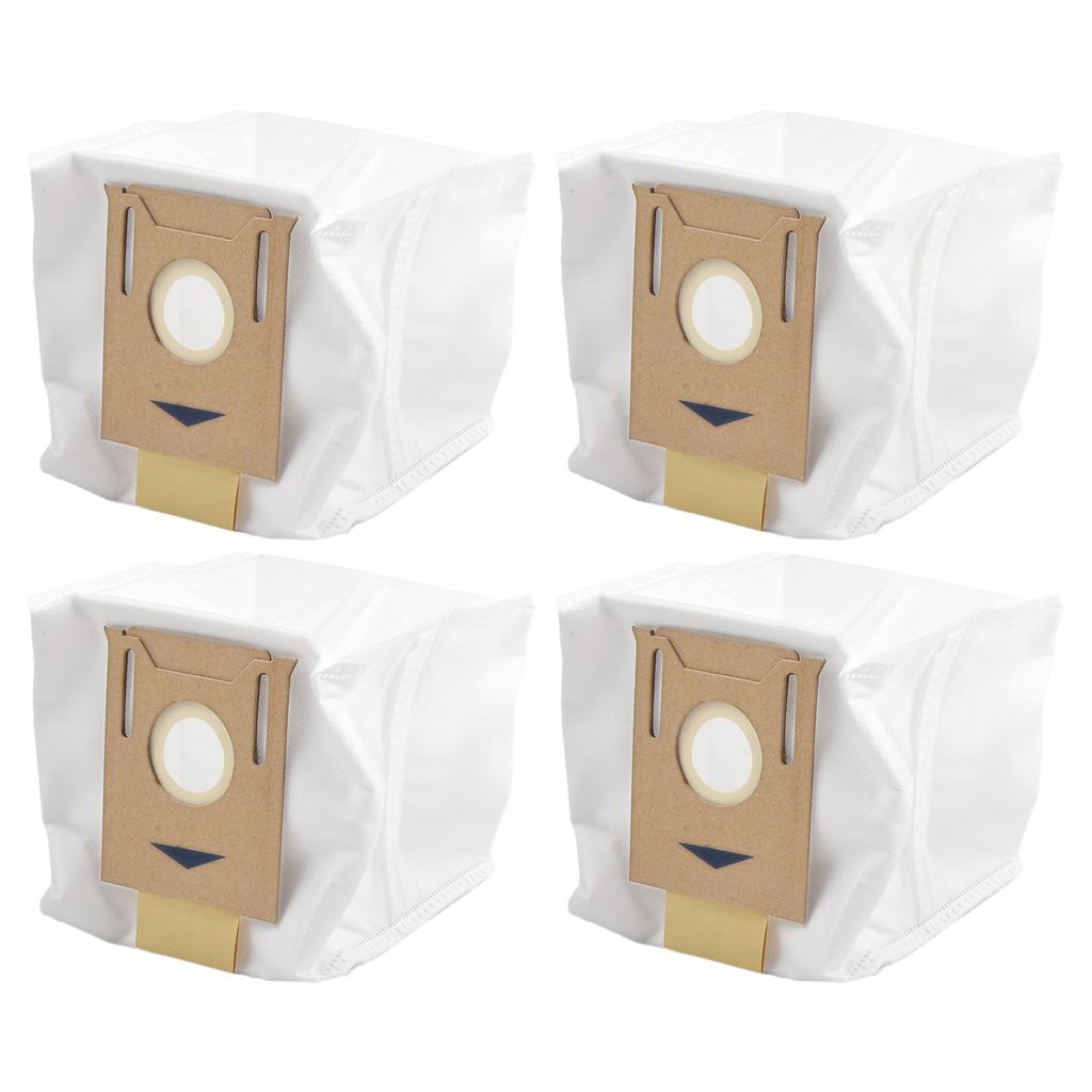 Pack of 4 Dust Bags Replacement Bags for Ecovacs for Deebot N10, N10 Plus