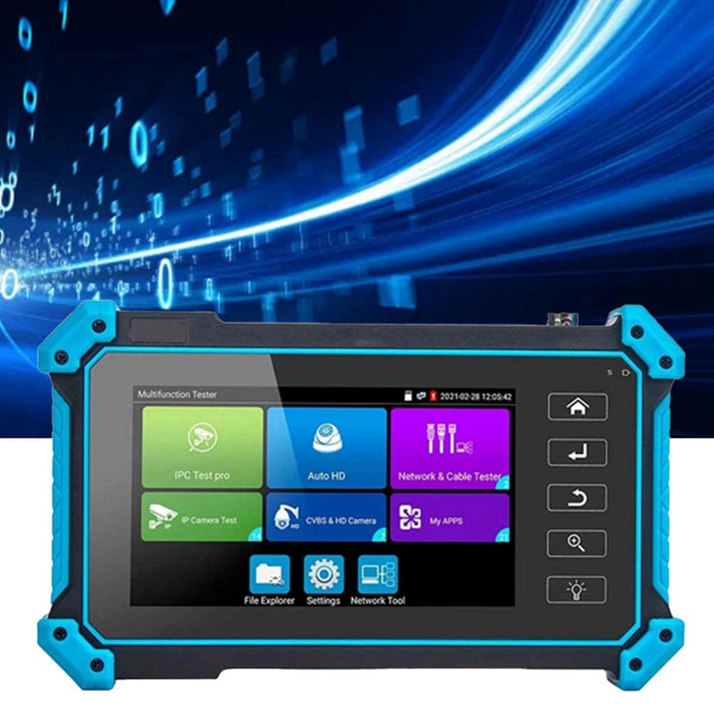 CCTV Monitor Camera Tester Portable 5 Inch Display Coaxial Analog Video Monitor Tester