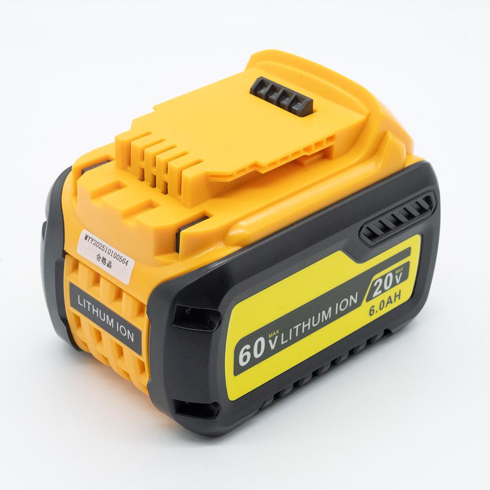 Compatible 6.0A Battery for DeWalt 20V-60V Tools
