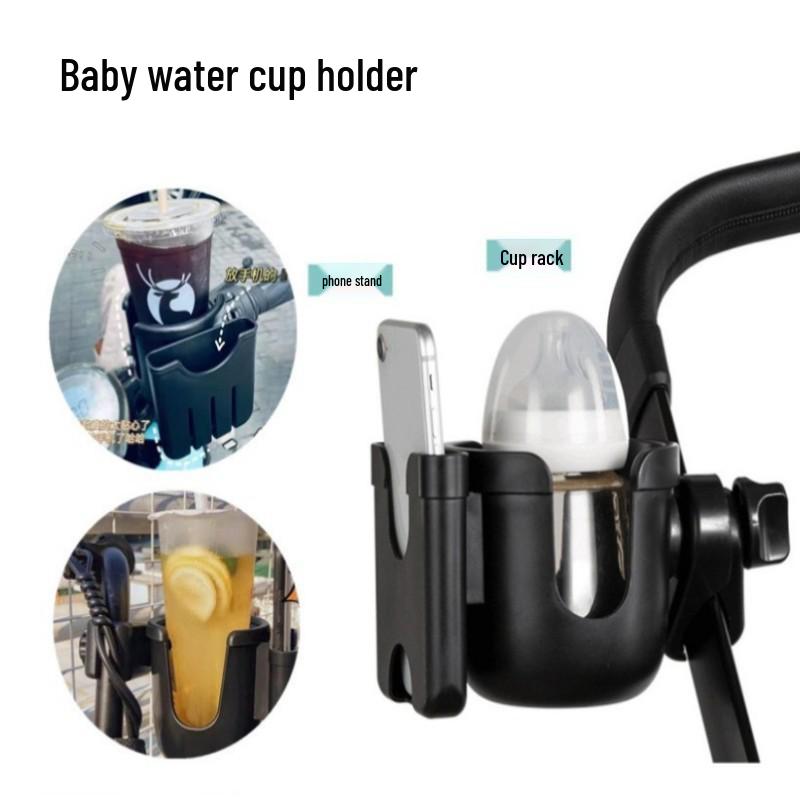 Universal Cup and Bottle Holder for Strollers and Bicycles