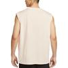 Nike Camiseta sin mangas de cuello redondo con logo para hombre tops Marfil claro HJ3688-110