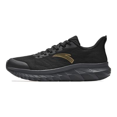Scarpe da Corsa Casual Basse Leggere Come una Nuvola Comode Ammortizzanti Antiscivolo Uomo sneaker Nero Oro 112435536S-1