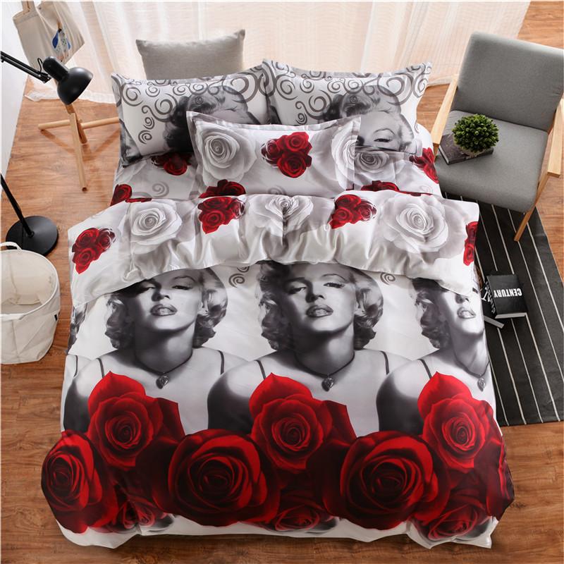 

Комплект постельного белья с изображением животных панды 3D Queen Twin Size, пододеяльник, простыня, наволочки, комплект постельного белья EU single(135x200cm)