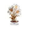 Delicate Flower Pattern Optional Acrylic Display Stand Rotates Desk Ornament 2D Flat Acrylic for Home Decorations