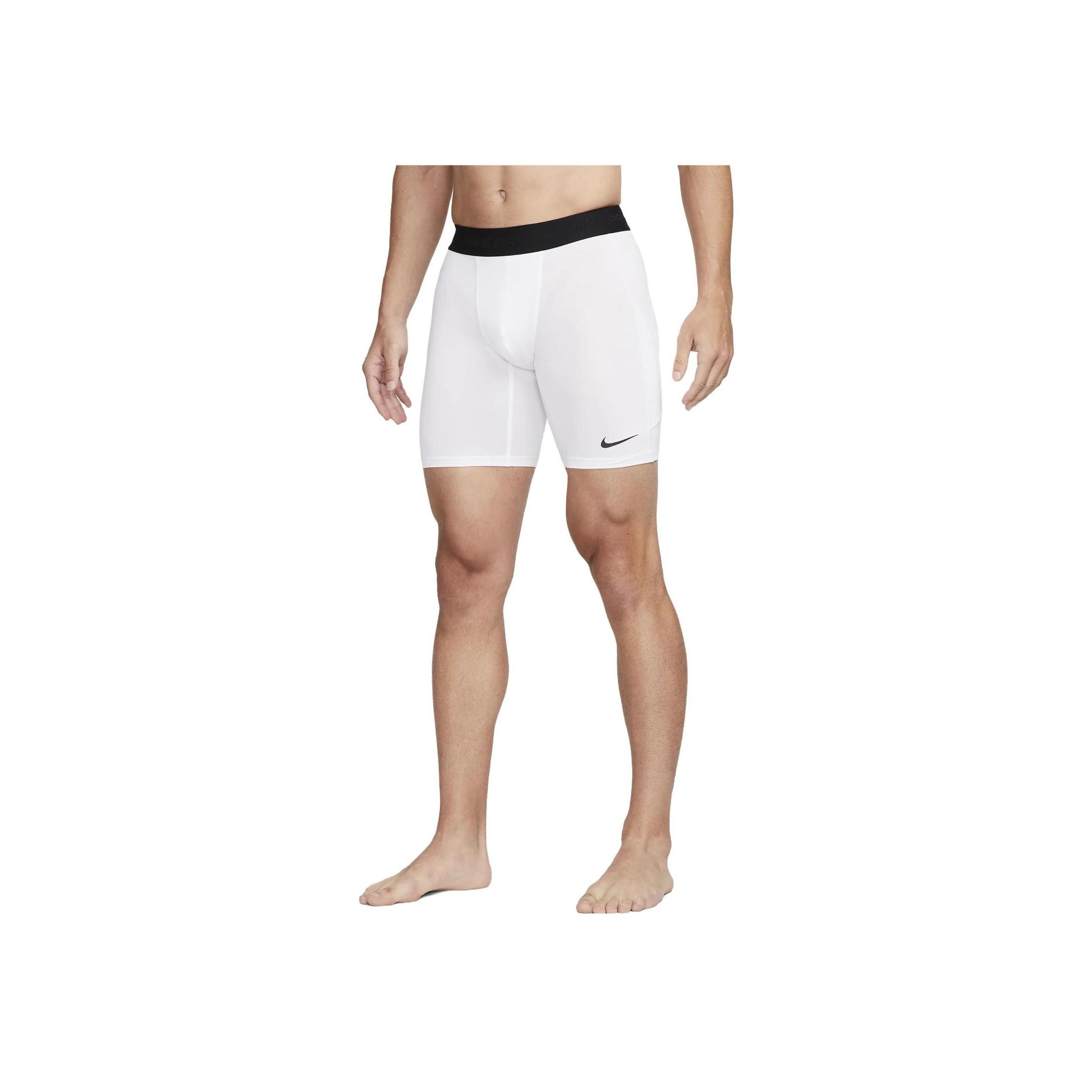 

Nike Pro Logo Print Comfortable Elastic Slim Fit Sports Shorts Men shorts White FB7963-100