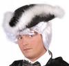 Hut Mütze Admiral Dreispitz Schwarz Mit Federn Barock Adel Kostüm Ball