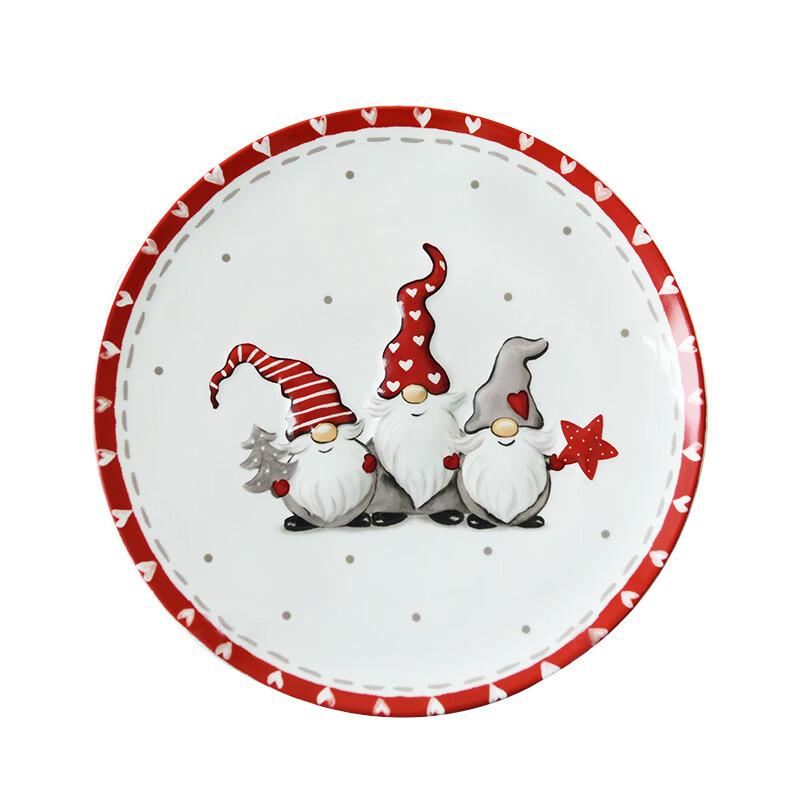Christmas Dwarf Bone China Deep Plate