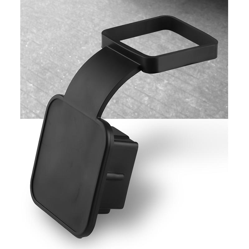 Car tail trailer dust cover universal square mouth trailer hook cover heat-resistant rubber that does not deform at high tempera