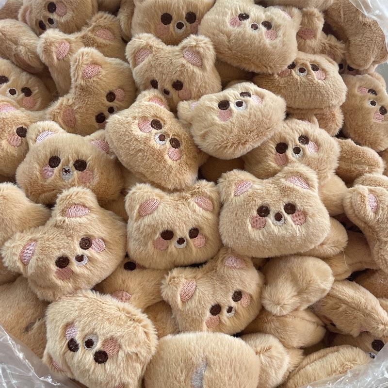 Cartoon Plush Teddy Bear Brooch & DIY Accessory for Bags, Hair, Clothing, Shoes, Hats, and Socks