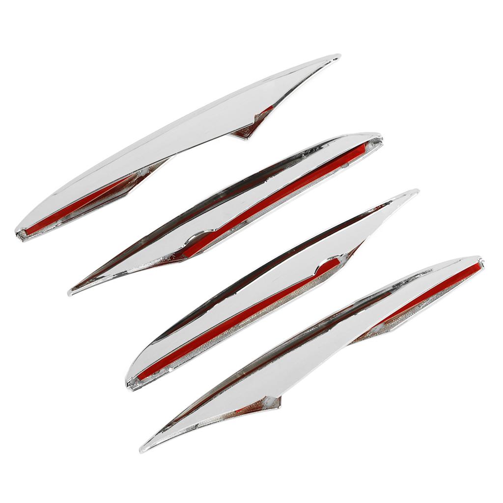 4PCS Front Bumper Fog Light Trim High Hardness Replacement for Mercedes?Benz GLC Class X253 AMG