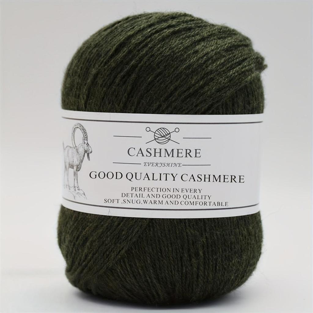 Premium Cashmere Yarn for Knitting & Crocheting – 50g/1.76oz, 320m/350yd, Ultra-Soft Fine-Gauge Handmade Wool (1.5-2.5mm Needles) Sweaters DIY Crafts