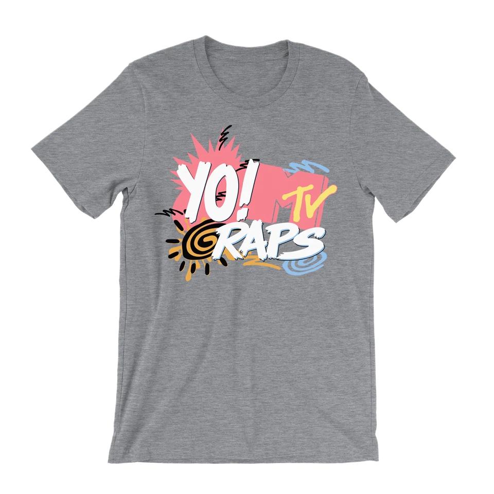 Yo! Mtv Raps T-shirt - Old school hip hop 80 s Fab 5 Freddy Ed Lover music video S
