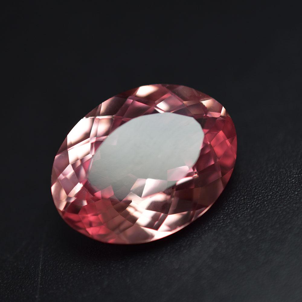 Natural Padparadscha Sapphire 17 Ct Oval Stunning Certified Loose Gemstone