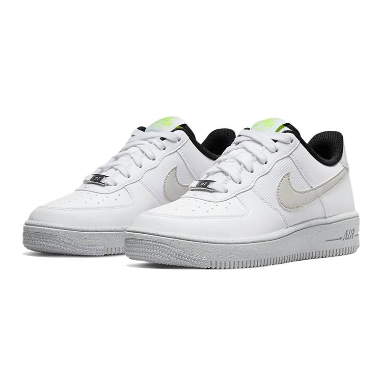 New Nike Air Force 1 Low Crater Next Nature White Light Bone GS DH8695-101