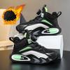 Boys' Cotton Shoes 2025 Winter New Middle and Older Children's Sports Shoes Piled and Thickened To Keep Warm Boys' Big Cotton Shoes Tide