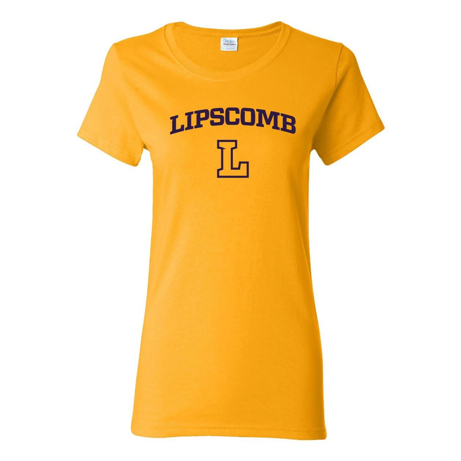 Lipscomb Bisons Arch Logo Womens T-Shirt - Gold S
