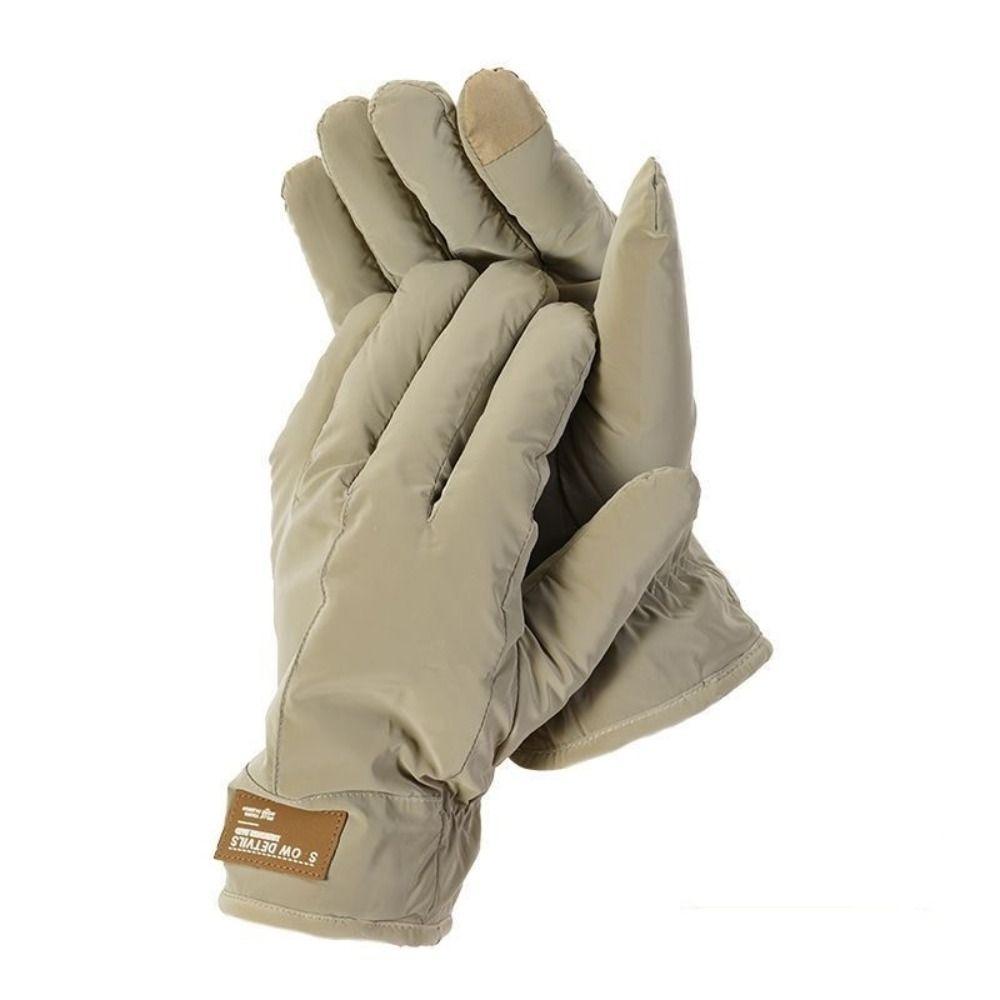 Keep Warm Snowboard Gloves Windproof Cycling Mittens Simple Full Finger Mittens  Ski