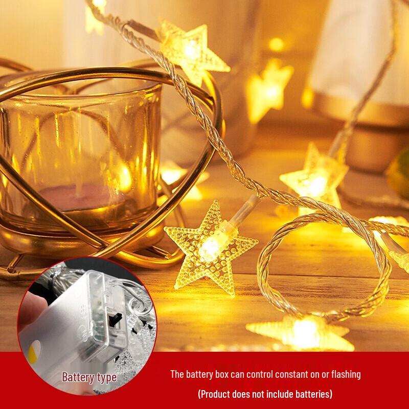 Enpufike LED Starry String Lights