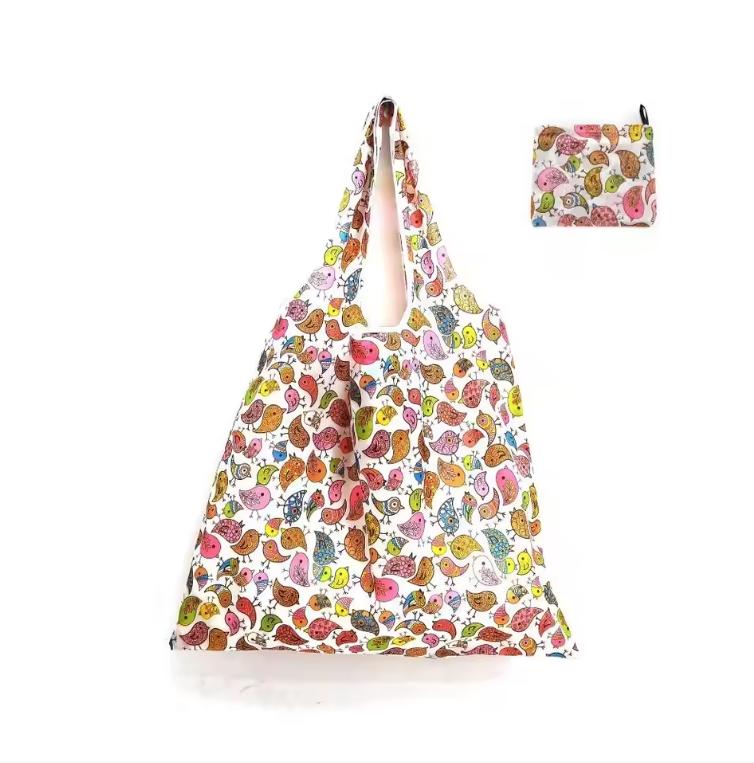 Multiple Styles Large Capacity Folding Shopping Bag Lightweight Washable Recycle Tote Bag Eco-Friendly Portable Storage Bag