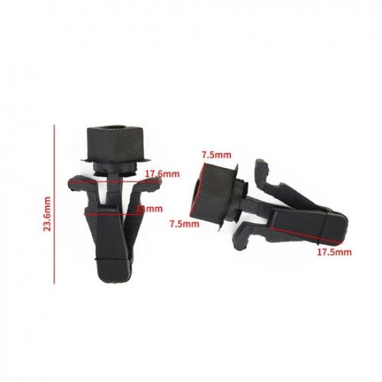 Clips Fastener Originly Replacement Plastic Stable Anti-wear Apply To Grille