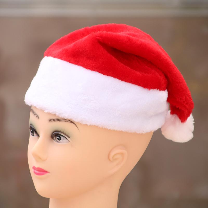 Adult & Children Christmas Plush Party Hat - Festive Holiday Accessory