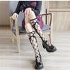 Sexy JK Stockings Women Hollow Out Mesh Black High Tube Socks Summer Thin Knee High Socks Cosplay Lolita Girls White Stocking