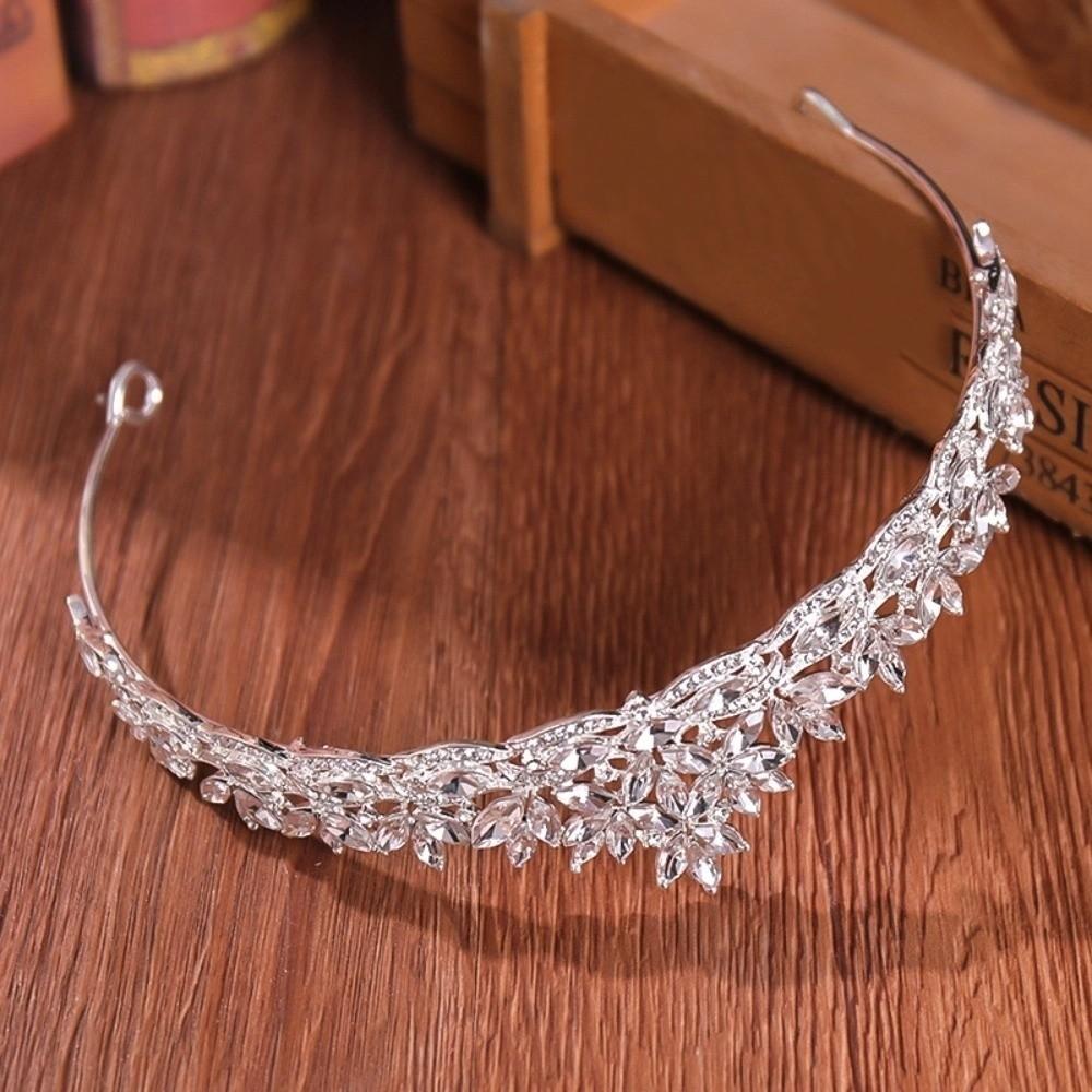Hair Hoop Bridal Princess Crown Headbands Rhinestone Diadem Crystal Crown Headwear  Girls Party