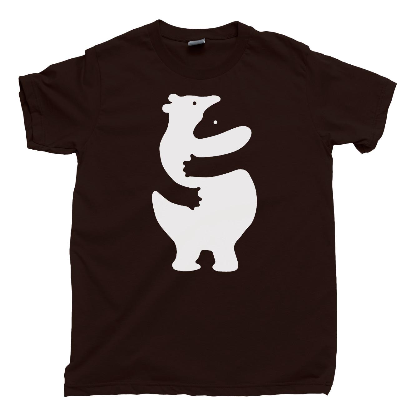 Polar Bear Hug T Shirt Grizzly Black Teddy Pooh Huggy Bear Cub Animal Hugger Tee XXXXL