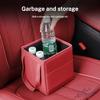 AIC1  Fashion Car Folding Trash Can Convenient Installation Sticker For Porsche Cayenne Panamera Macan 911 718 Taycan Cayman 918 Pajun