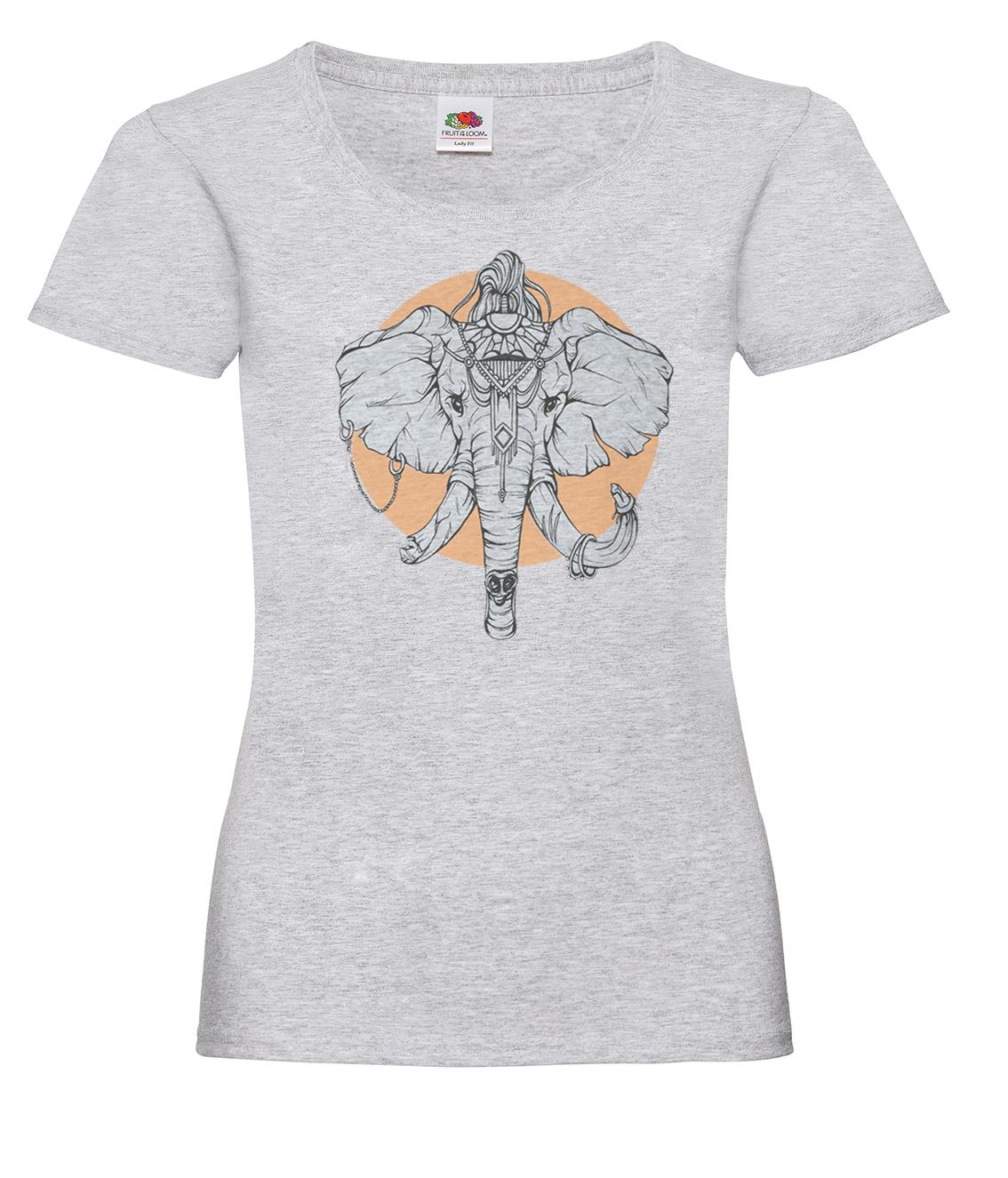 Unisexs Pooram Festival Hindu Indian Sacred Elephant Durga Kali Lady TShirt 2XL
