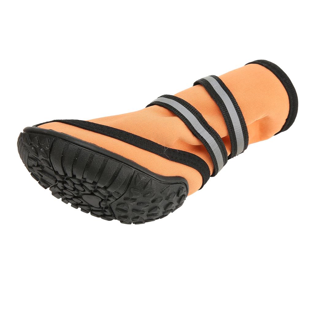 Dog Boots Waterproof Prevent Slipping Reflective   Outdoor Dog Shoes   Protector for Medium Large Dogs