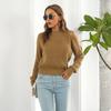 Women's Off-Shoulder Cut-Out Long Sleeve Loose Sweater - European American Casual Knitwear New Style