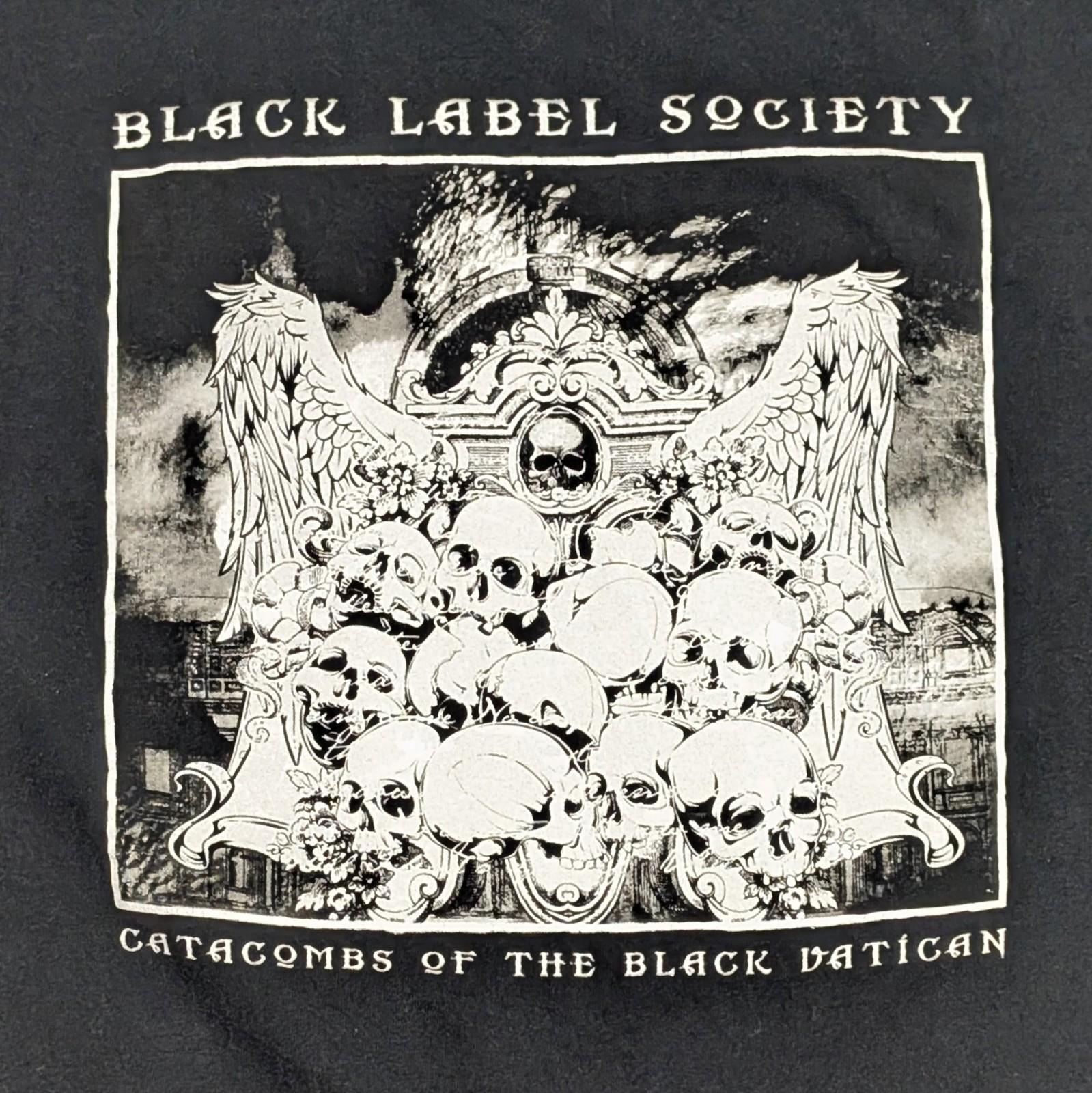 Black Label Society Catacombs of the Black Vatican Shirt Black Size XL (22.5x28) XXL