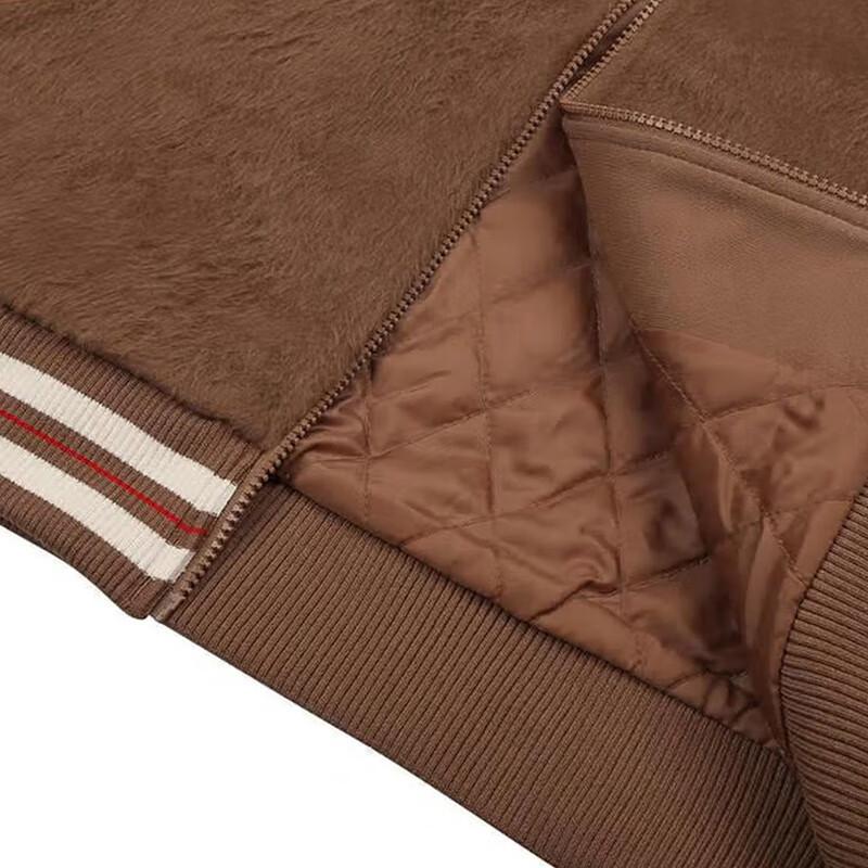 New Converse CHUCK TAYLOR Jacket Women's Brown 10028115-A02