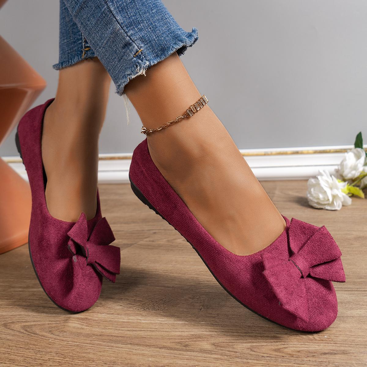 

Женская обувь Новые элегантные удобные мокасины с бантом и круглым носком на плоской подошве для женщин Повседневные кроссовки без застежек для женщин 40