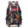 Stampa di JoJo's Bizarre Adventure Zaino Scolastico Studentesco Grande Capacità Casual Daypack per Adolescenti Bambini Scuola Viaggio