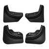 Black ABS Car Mud Flaps: Tire Splash Guards for Tesla