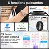 New Health Monitoring Bracelet Screenless Watch 120+ Sports Mode Heart Rate Blood Pressure IP68 Waterproof Smartwatch Men