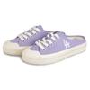MLB Playball Mule Mules Slip Resistant Abrasion Resistant Low top Canvas Shoes Unisex Violet 32SHS1111-07V