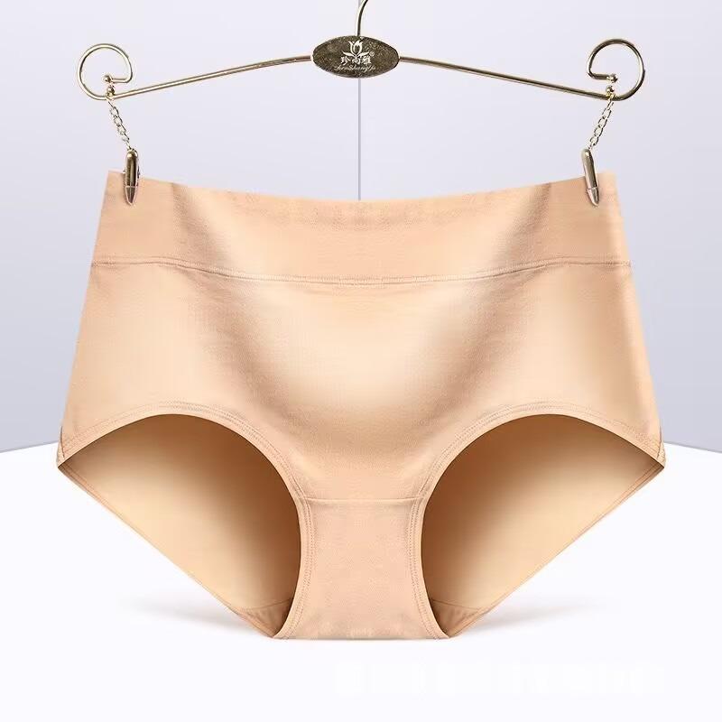 

Женские трусики-брифы из хлопка с высокой талией, мягкие, дышащие, удобные, нижнее белье XXXXL