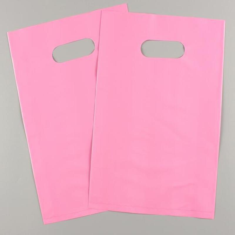 25/50 Stück/Los, Bunte Mehrgrößen-Plastiktüten mit Henkeln, ein Muss für Partys, Shopping und Geschenkverpackung!