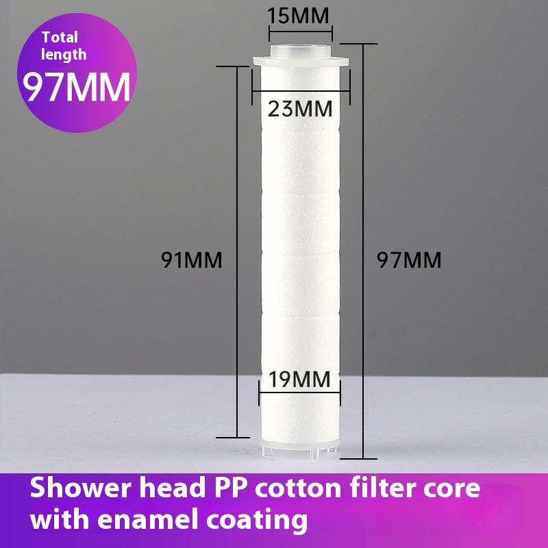 10Pcs Set  Universal Shower Head Replacement PP Cotton Filter Water Purification Bathroom Shower Water Cleaning Accessories