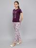 MONTE CARLO Womens Regular Fit Printed Lower Set